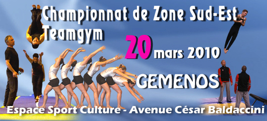 Championnat de Zone Sud-Est Teamgym -Gemenos-  Les résultats