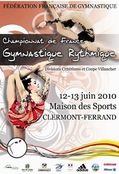 Championnat de France GR Divisions Critérium les 12 et 13 Juin Clermont Ferrand