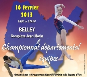 Championnat départemental éqipes Belley le 16 février 2013 - les résultats