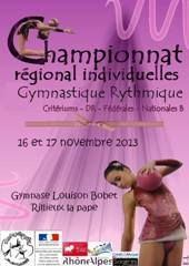 Championnat Régional Critérium - Fédéral - Nationale B GR - Rillieux la Pape - 16 et 17 Novembre - Résultats