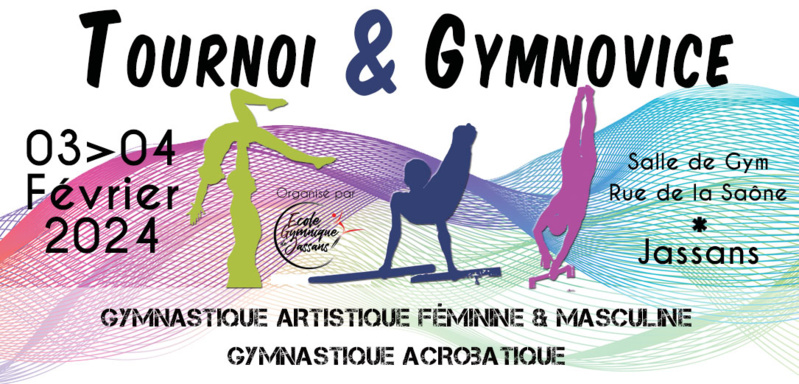 Tournoi et Gymnovice GAF-GAM-GAC à Jassans les 3 & 4 février MAJ le 29/01 modification