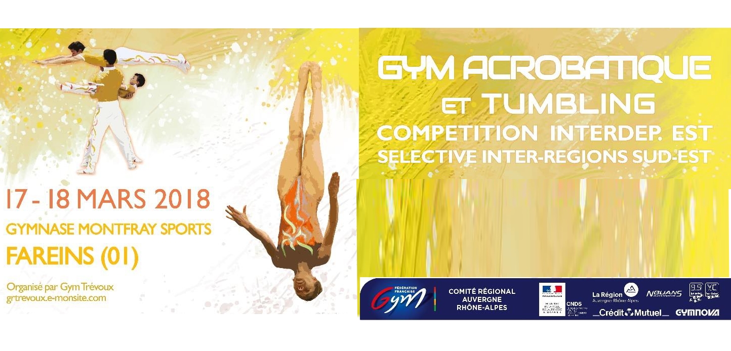 Championnat inter départemental GAc et Tumbling à Fareins