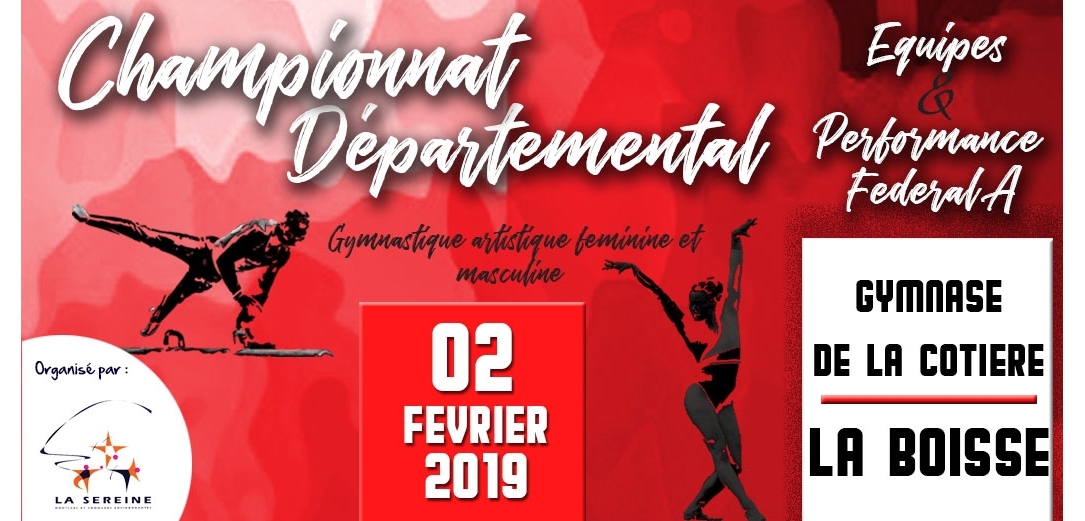 Championnat départemental équipes Gym Artistique à Montluel Les Résultats