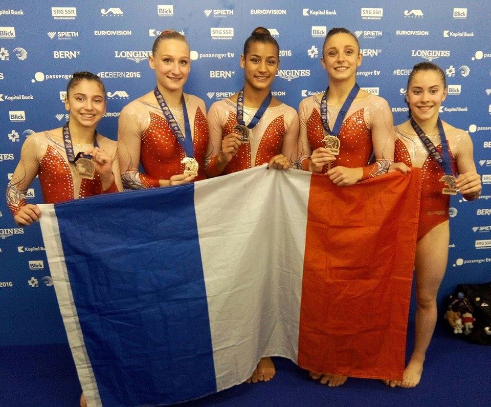 L'équipe de France en GAF médaille de bronze aux championnat d'Europe !